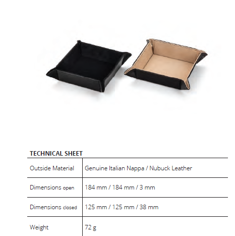 CG Leather Tray